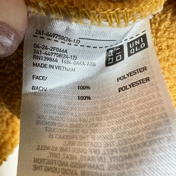 Uniqlo Pile-Lined Fleece Sherpa Teddy Jacket Size Small - Picture 3 of 10